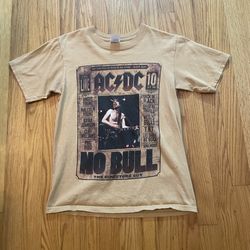 AC/DC No Bull T-Shirt Size Small Live Concert Rock Band Directors Cut July 1996