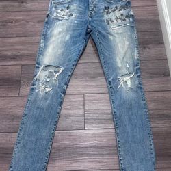Purple jeans 34