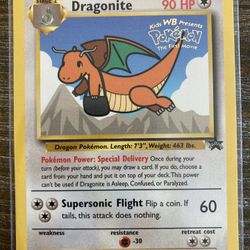 1999 Dragonite Rare Promo Pokemon Card!