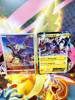 POKEMON ZEKROM HOLOGRAPHIC CARDS