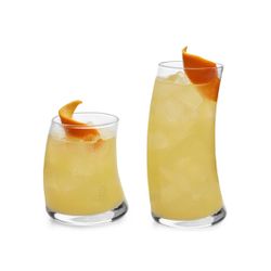 16 Libbey Swerve Drinking Glasses