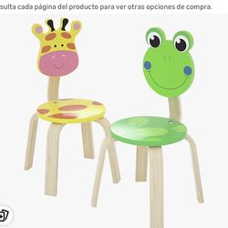 Set de 2 sillas para niño