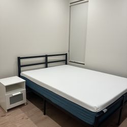 Queen Bed & Nightstand 