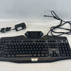 Logitech G19 Gaming LED Programmable Display Keyboard Y-U0005 With Power Cord