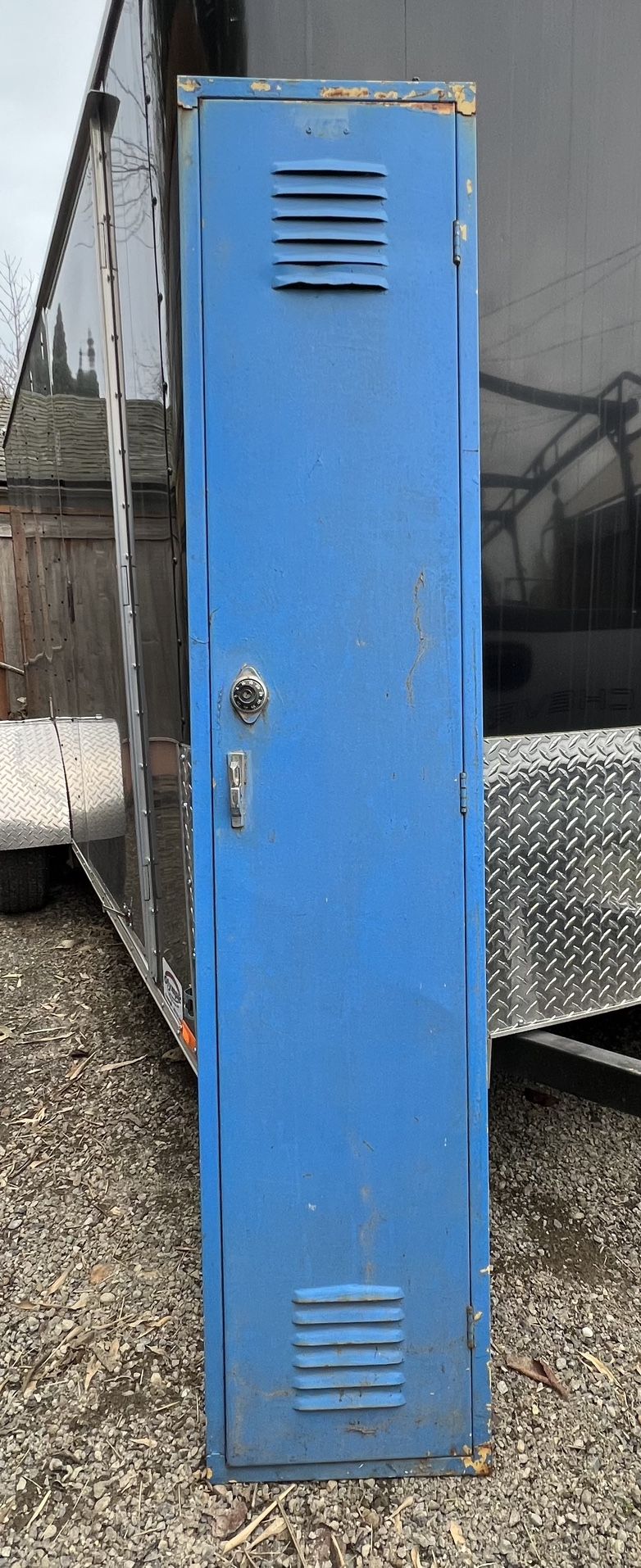 Old School Locker Doors With Frame