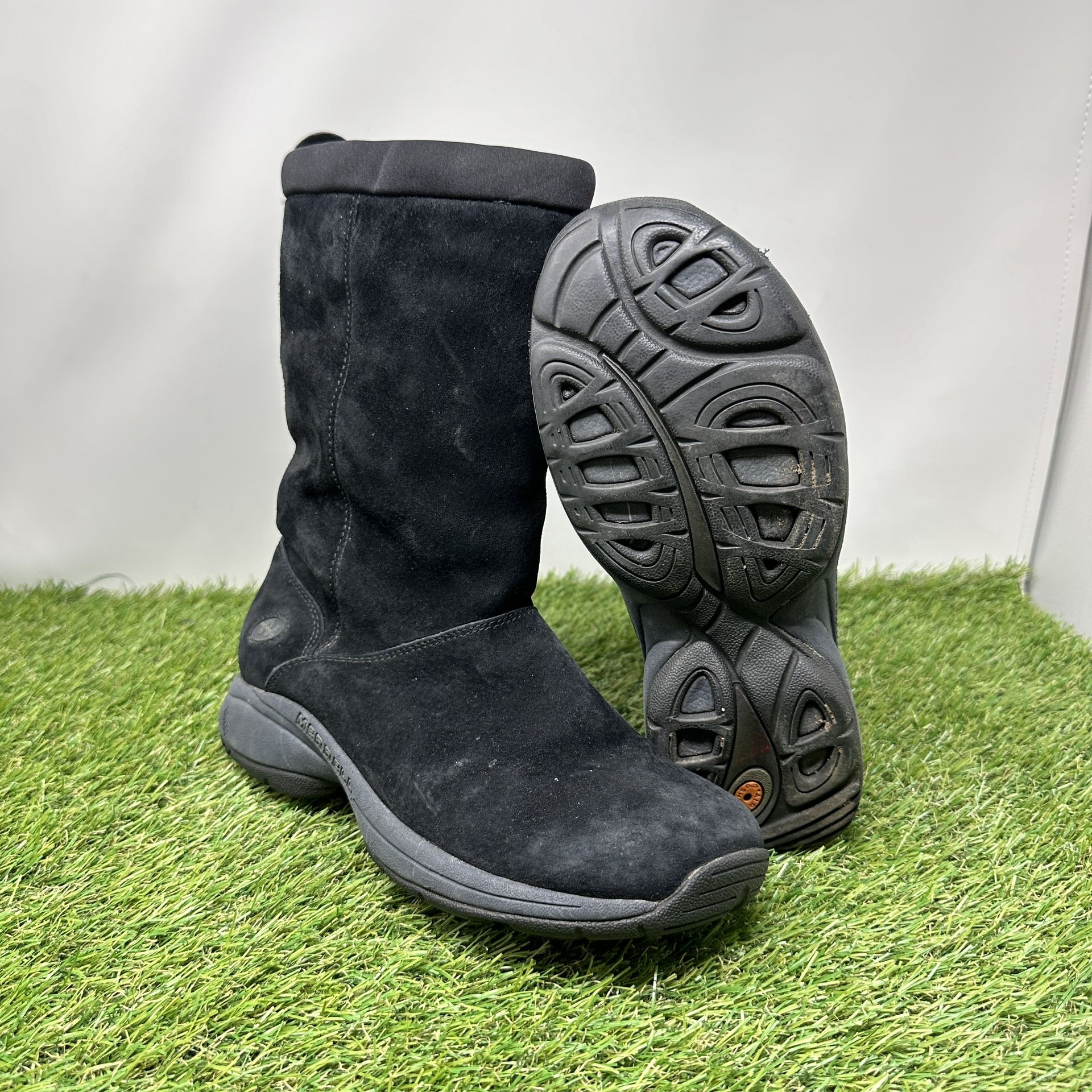 Merrell Primo Chill Massif Winter Boots Snow Shoes Womens Size 8 Black Suede