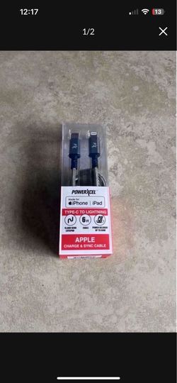 POWERXCEL Charger & Sync Cable for iPhone and iPad