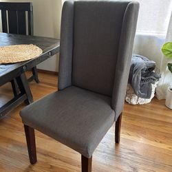 4 Gray Dining chairs Each For $20