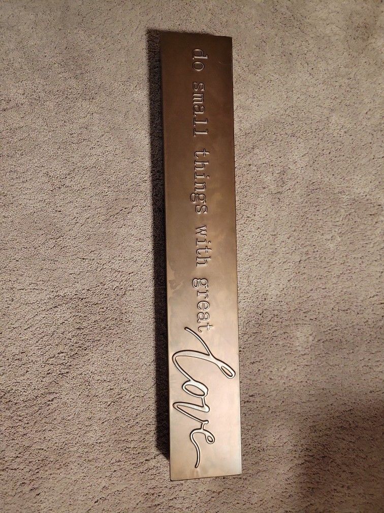 Metal Sign do small things with great love Farmhouse Style Ashland Tabletop Decor