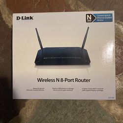 D-Link Dir-632 Wireless-N 8-Port Router 