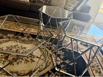 3 Glass Top Living Room Tables