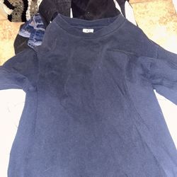 Medium Navy Blue Proclub long sleeve