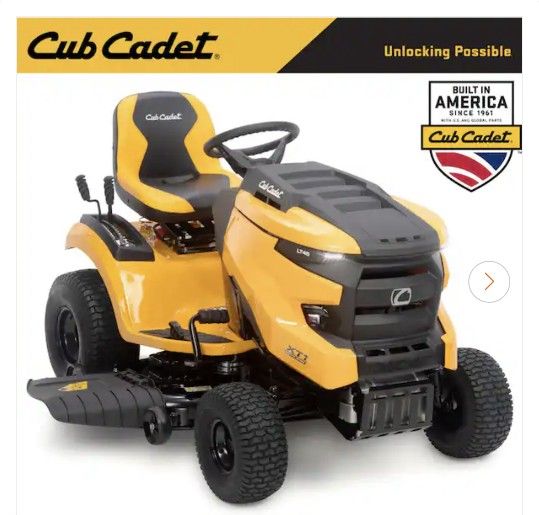Cub Cadet
XT1 Enduro LT 46 in. 22 HP V-Twin Kohler 7000 Series Engine Hydrostatic Drive Gas Riding Lawn Tractor