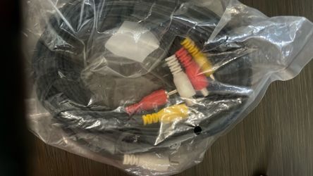 15FT RCA cable AV extension cable red yellow white  extender