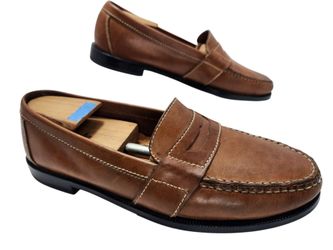 Cole Haan Men's 10M Brown Leather Penny Loafers Dress Shoes 01462