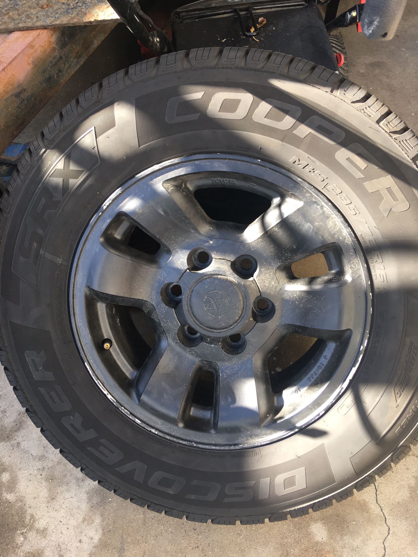 Toyota truck stock wheels 235/70/16 tires