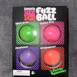 4 pack teenie fuzz balls needoh