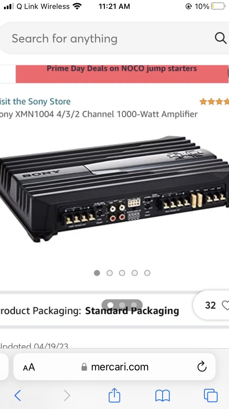 Sony Amplifier 600w