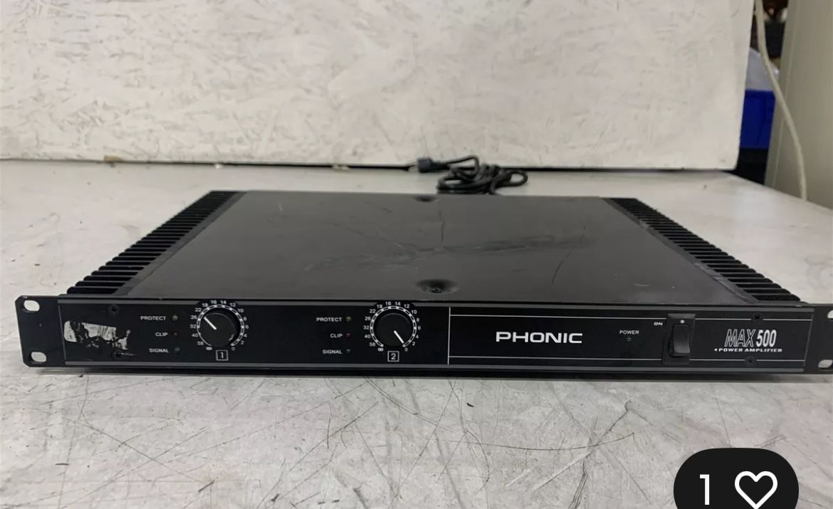 Phonics Max 500 - 250Watts Per Channel
