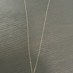 18k gold chain (diamond cross) (lifetime warranty)