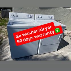 Ge Washer And Dryer 90 days warranty ✅ 