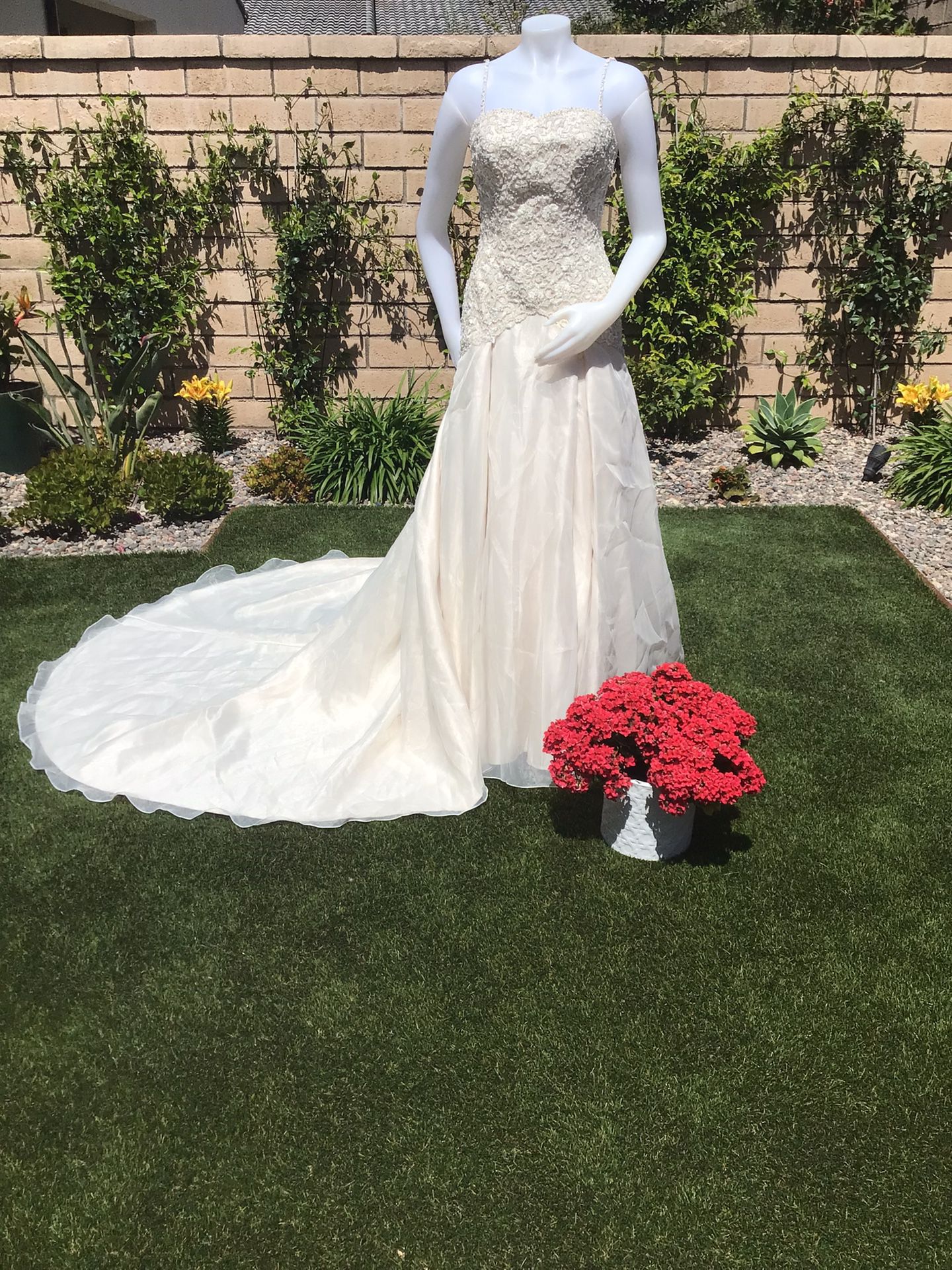 Anjolique Bridal Collection Wedding Dress Size 8