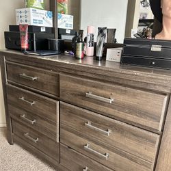 six Drawer Dresser and Nightstand