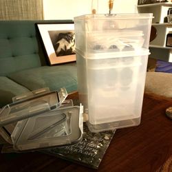 Free Brand New Plastic Food Storage