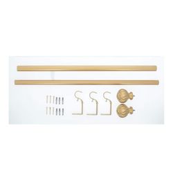 Meriville 1-Inch Diameter Single Window Treatment Curtain Rod