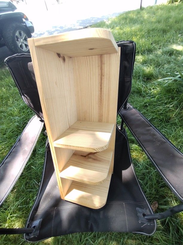 3 Shelf Tower, Paint Or Stain, New