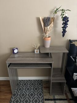 Wooden Grey Desk