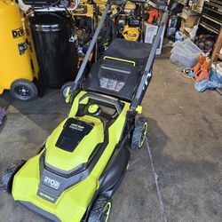 Ryobi 40V HP Brushless 21 in. Cordless Battery Walk Behind Push Lawn Mower 