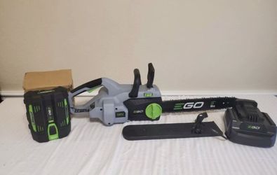 EGO E425 Power Plus 56-Volt Lithium Ion 16-in Cordless Electric Chainsaw (Bat...