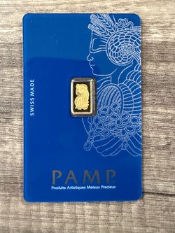 PAMP Lady Fortuna 1 Gram Gold Bar 24k Gold