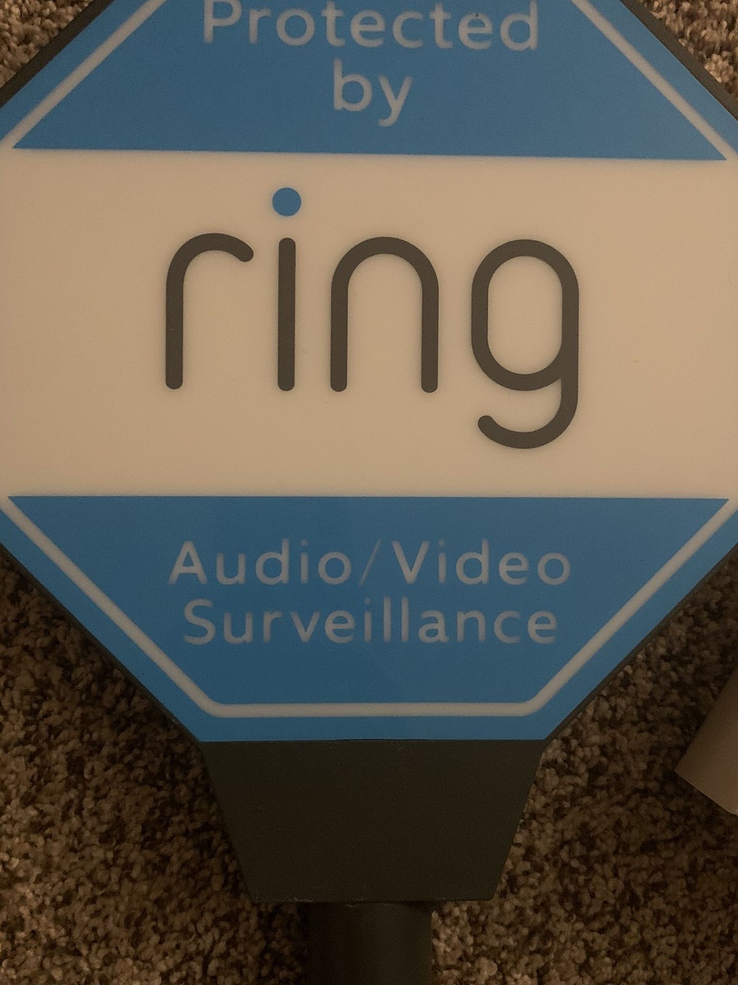 Solar Ring Doorbell Sign