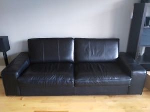 Gorgeous chocolate brown 3 seater sofa ikea kivik - CAN DELIVER