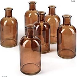Amber Vases Set Of 6 Thumbnail
