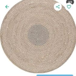ππππR18#14 ($75)nuLOOM Draya
Braided Jute Gray 6 ft. Round Rug
$75