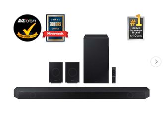 Q-series 11.1.4 ch. Wireless Dolby ATMOS
Soundbar + G-Symphony I w/ Rear Speakers I
HW-Q990D