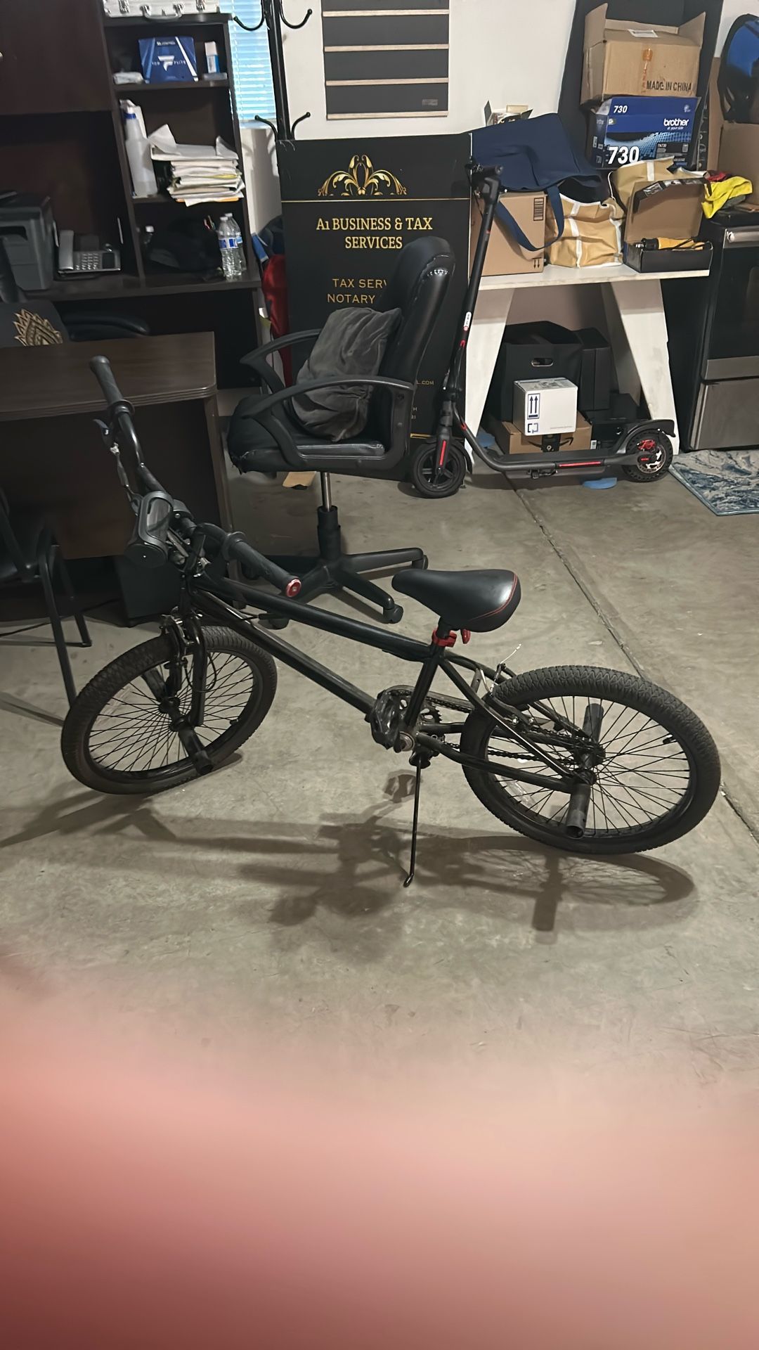 Black BMX Bike