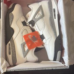 Jordan 4 White Cement