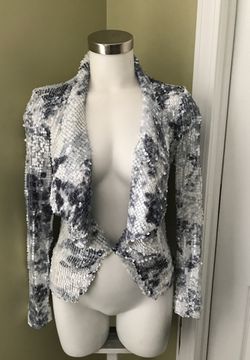 Sequin cardigan jacket top NEW