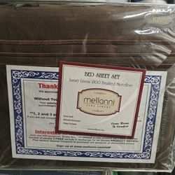New Mellanni Fine linens Luxury Linens 1800 Brushed Microfiber Sheet Set
