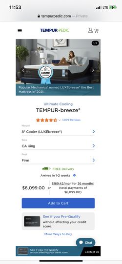 Tempurpedic Luxe Breeze 