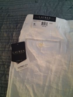 Lauren Ralph Lauren Classic Fit White Pants 44W x 30L