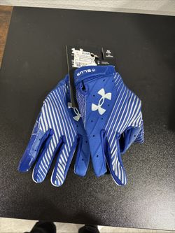 UA 🔥 Football Gloves. Mens Small. New. Blue