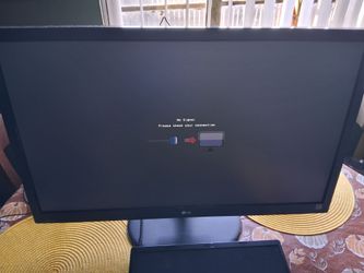 LG 27in ch led monitor.  27mp38Q