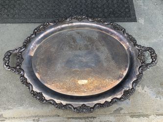 Poole brand-400 Real Silver tray