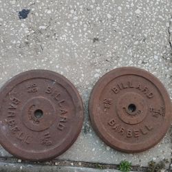 2 Weight Plates