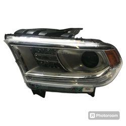 2014 2015 DODGE DURANGO LEFT SIDE CHROME HALOGEN HEADLIGHT OEM
